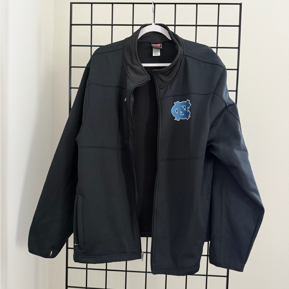 Black Jacket with UNC Blue Logo